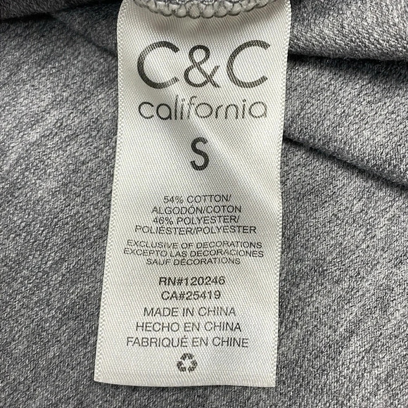 NWOT C&C California Long Sleeve Top Le Weekend Cheetah Print S - Picture 12 of 15